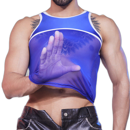 Sheer Tank Mesh Top