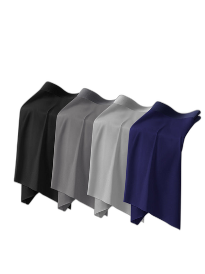 2 Pack Men's Ice Silk Anti-Chafing Quick-Dry Seamless Midway Briefs