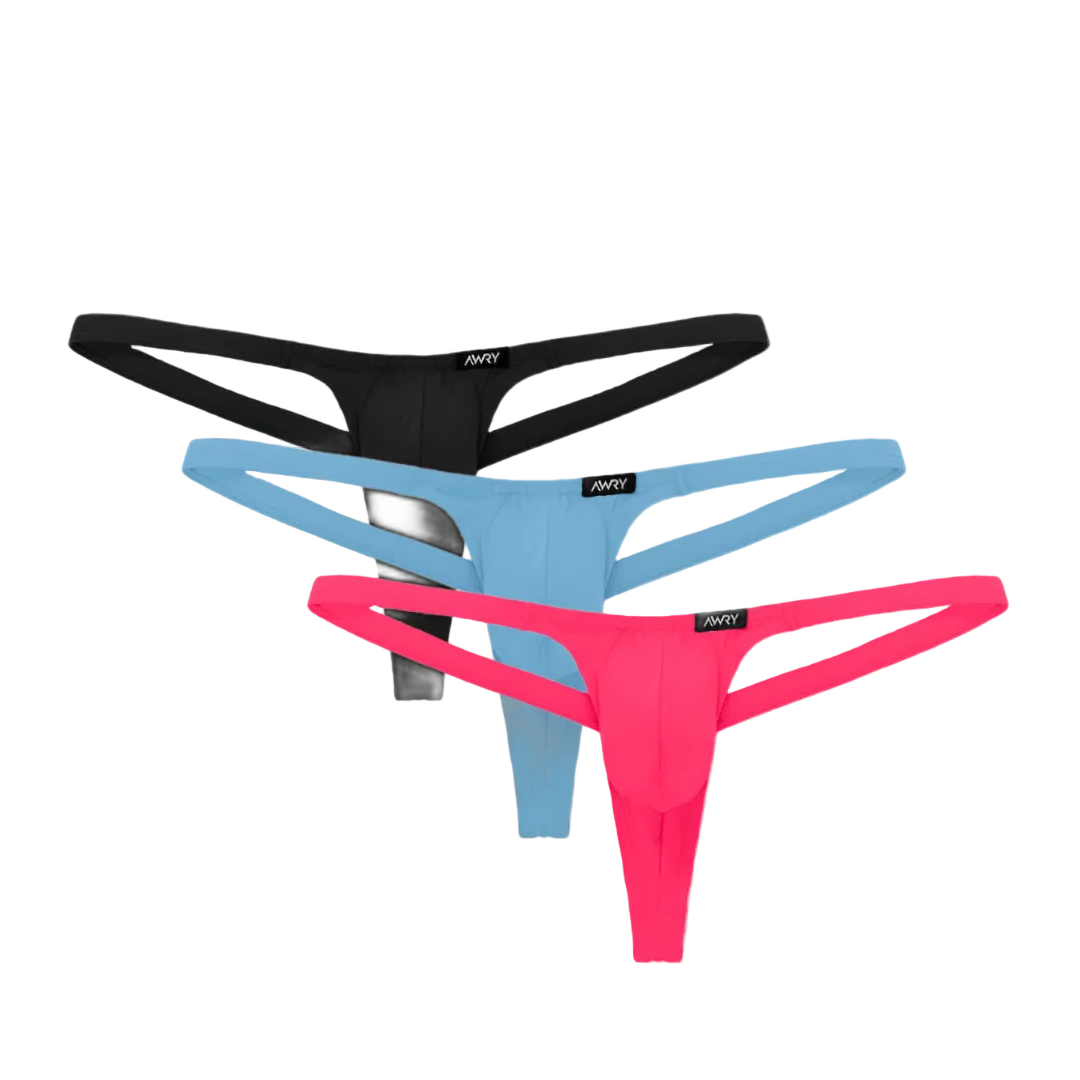 3 Pack PULSE V-String Thong