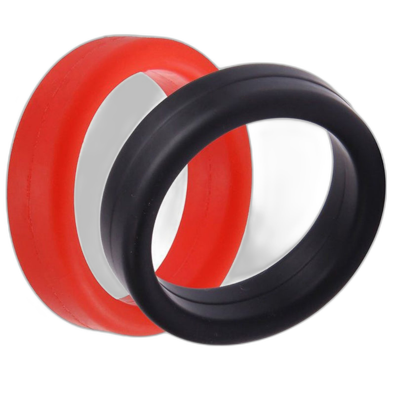 ruff GEAR Silicone Pro Fit Cock Ring Red