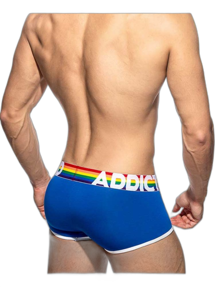 2 Pack Men’s Large Pouch Rainbow Trunks