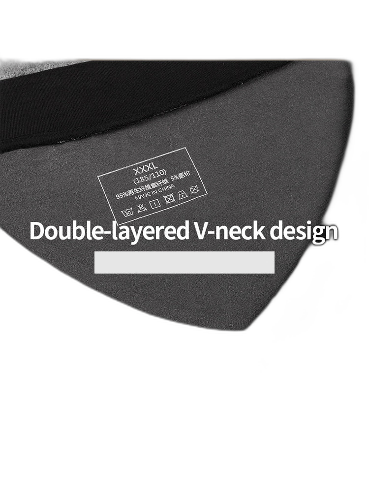 Mens Base Layers V-Neck Thermal Shirt