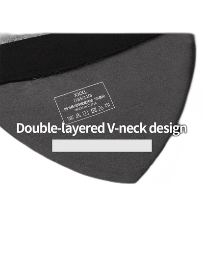 Mens Base Layers V-Neck Thermal Shirt
