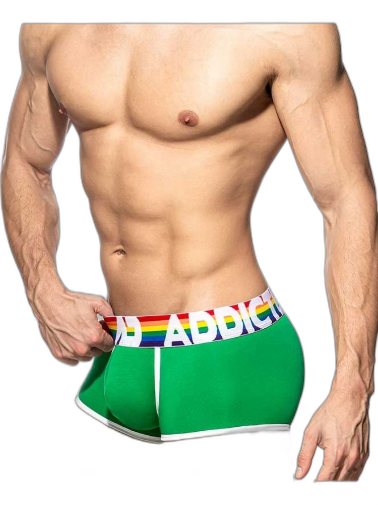 2 Pack Men’s Large Pouch Rainbow Trunks