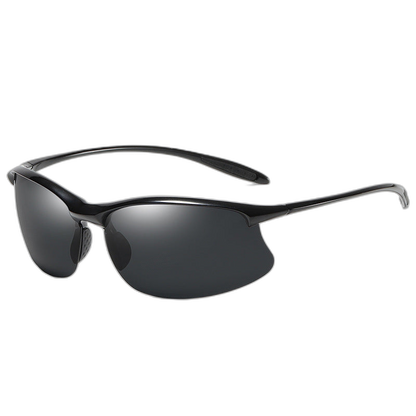 Semi Rimless Sports Polarised Sunglasses