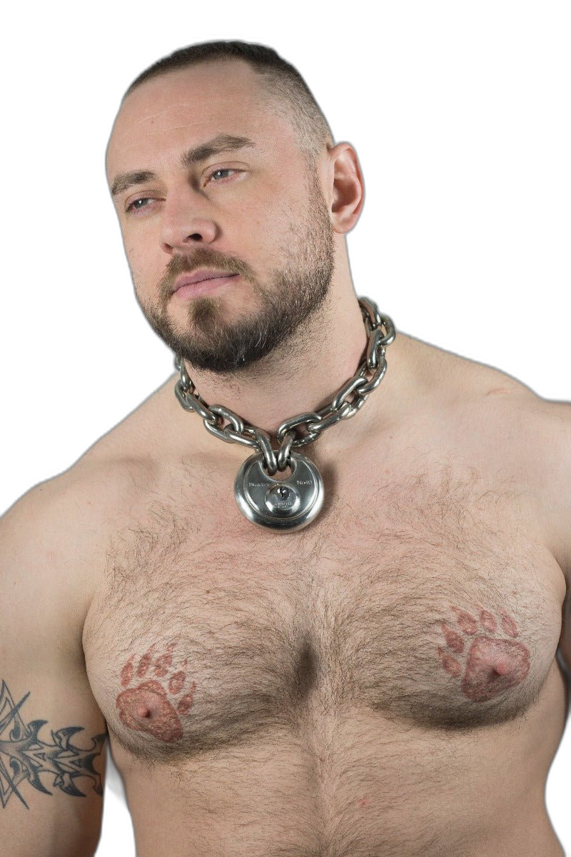 ruff GEAR Pitbull Chain 8mm with 70mm Master Lock Disc