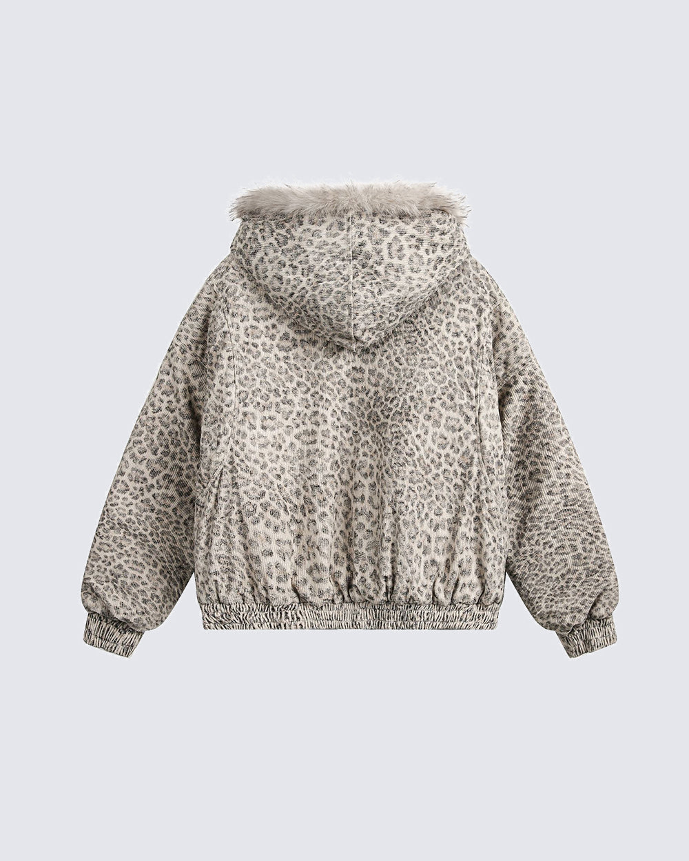 American Street Leopard Padded Cotton Jacket