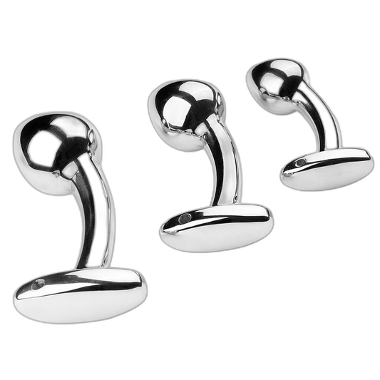 Metal Curved Butt Plug