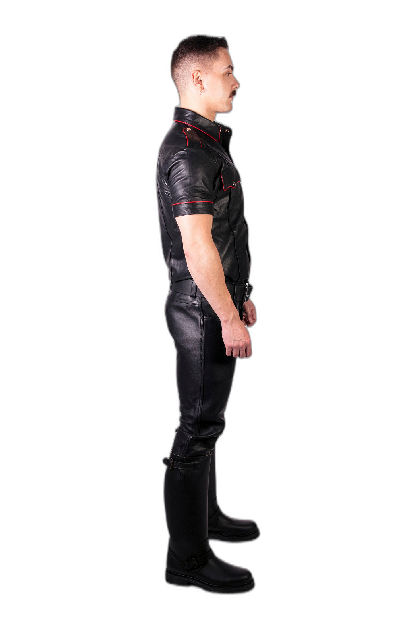 Prowler RED Leather Jeans Classic