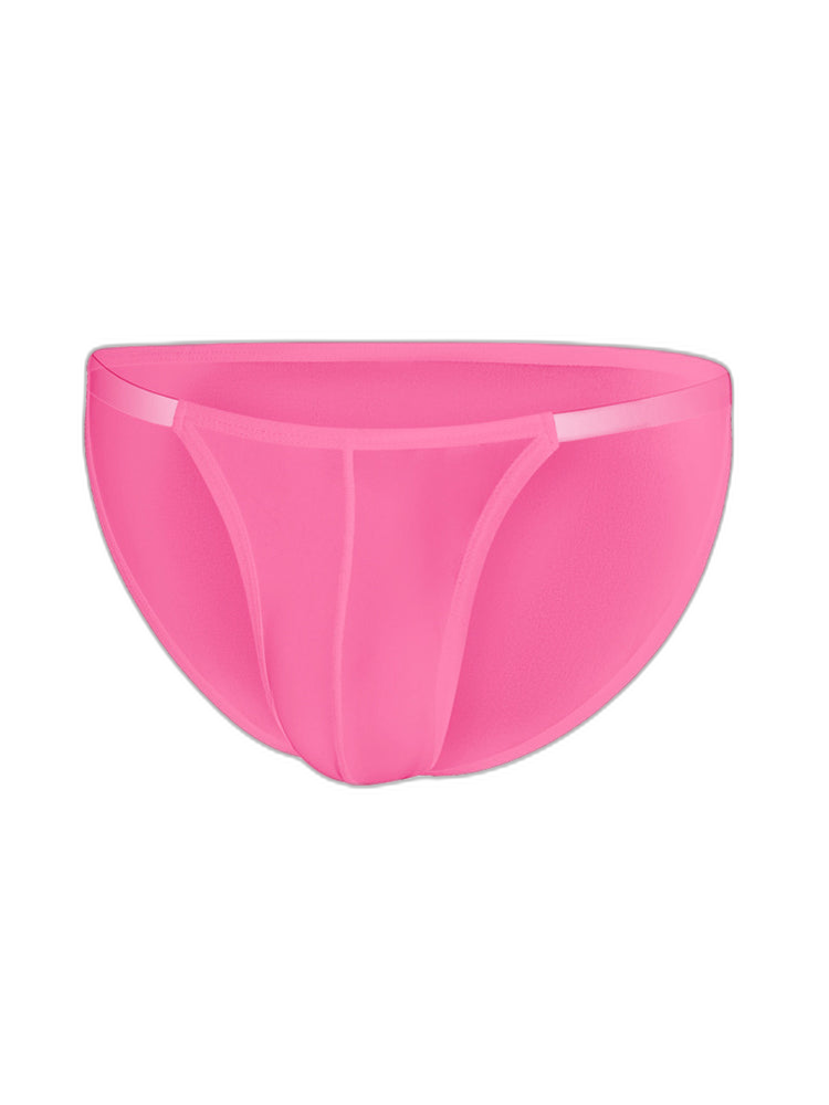 Sexy Spliced Transparent Belt Bikini For Men