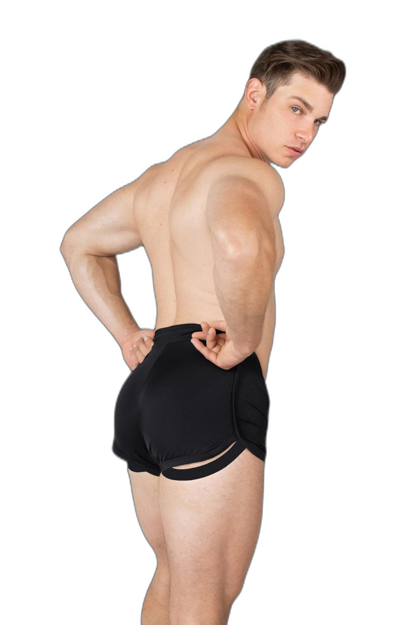 RETRO Jock Shorts - Black