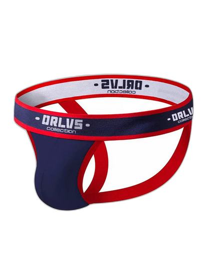 3 Pack Men's U-Pouch Striped Sexy Jockstraps