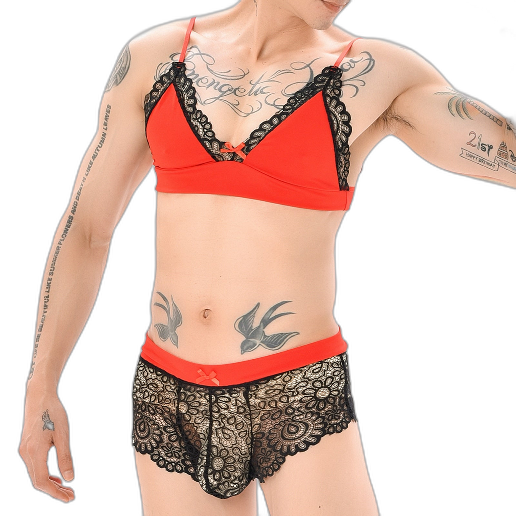 2-Piece Sexy Lingerie For Crossdressers