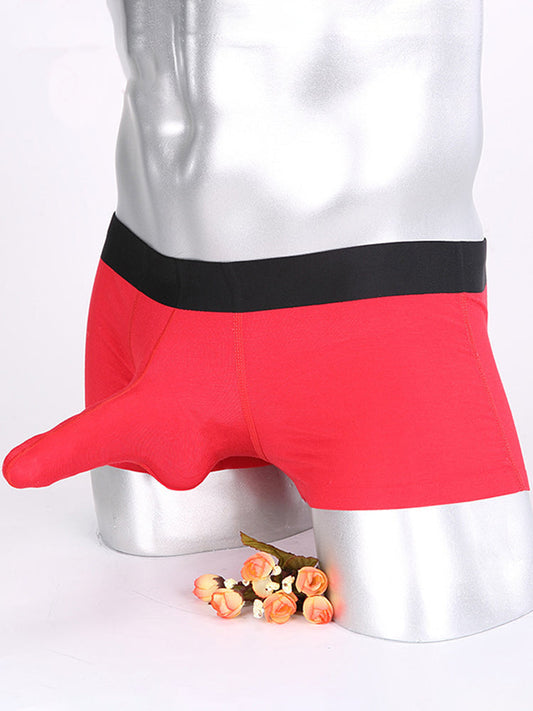 Men's Traceless Cotton Boxer Briefs
