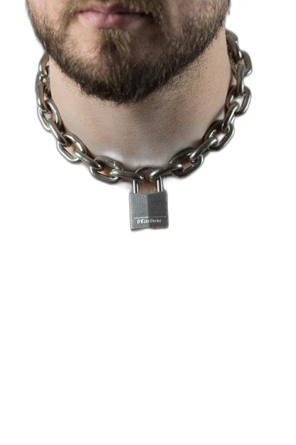 ruff GEAR Pitbull Chain 6mm with 30mm Master Lock