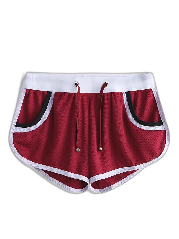 2 Pack Drawstring Leisure Men's Loose Boxer Shorts
