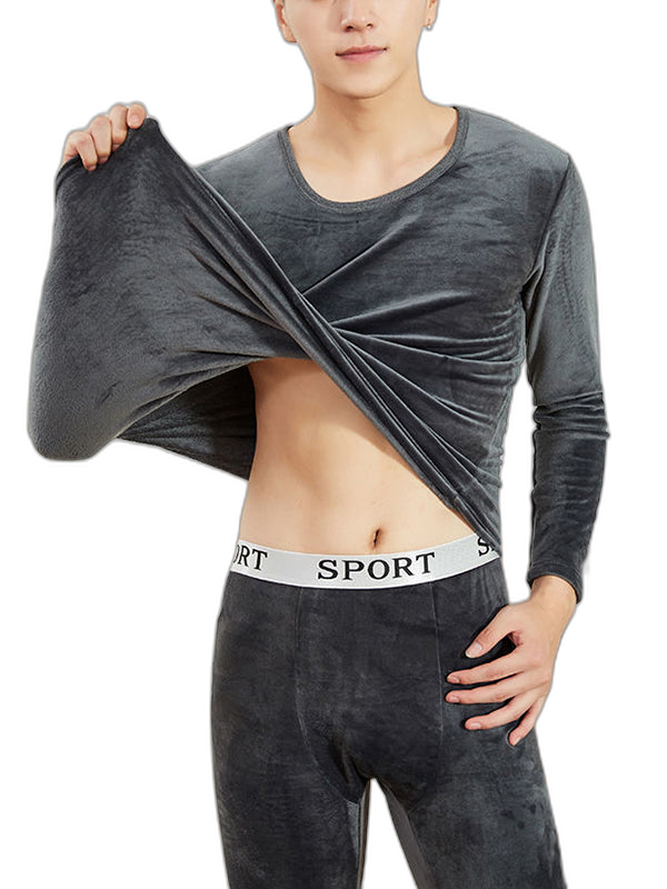 Double Heavyweight Fleece Thermal Underwear Set