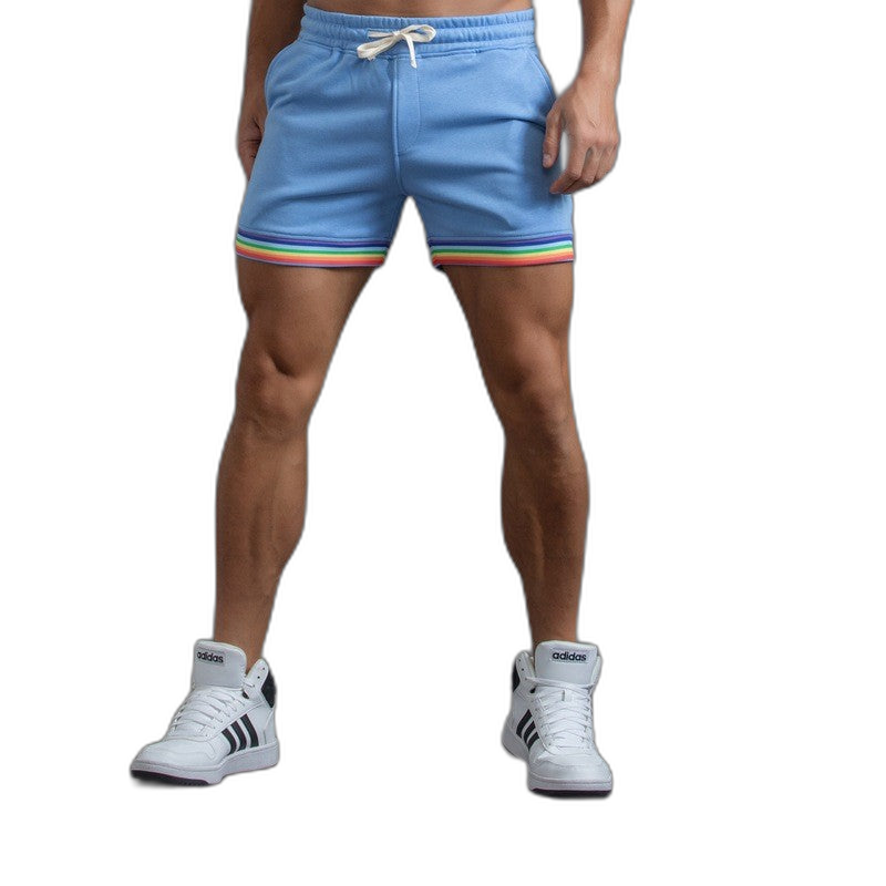 Striped Comfort Sweatpant Shorts