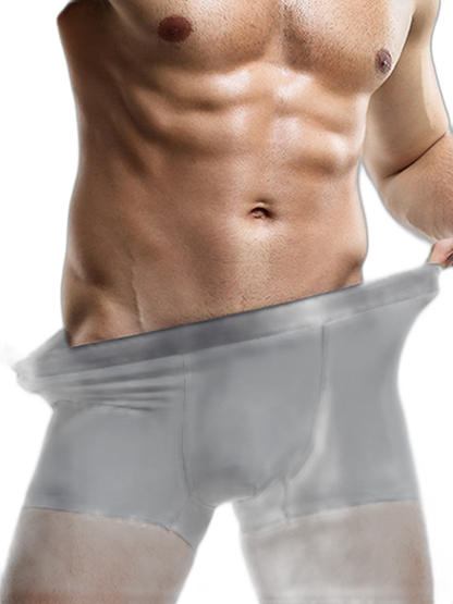 3 Pack Ice Silk Seamless Ultra-thin Men's Trunks