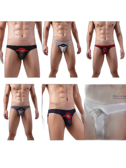 6 Pack Men’s Sexy Hollow Out Bikinis