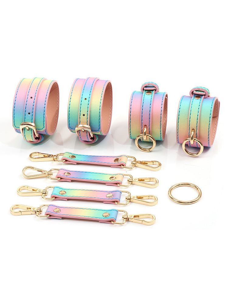 Rainbow Bondage 8-piece Erotic Set
