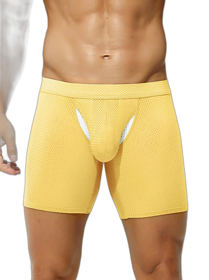 2 Pack Men's Sporty Cut Anti-Chafing Breathable Stretch Fit Midway Briefs
