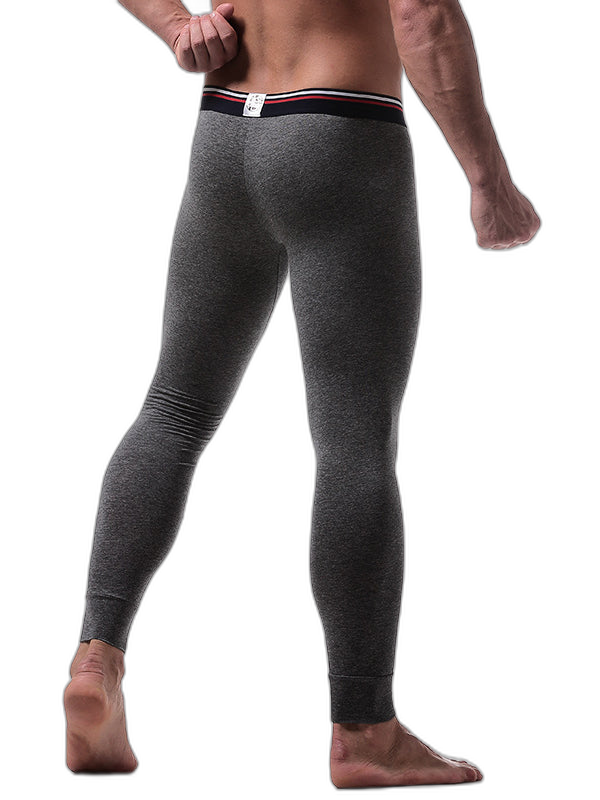 Plus Size Men's Cotton Separate Pouch Thermal Underwear