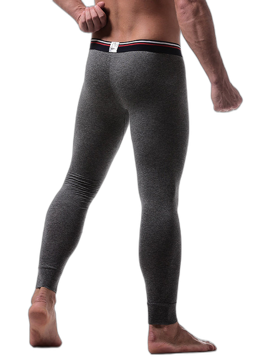 Plus Size Men's Cotton Separate Pouch Thermal Underwear
