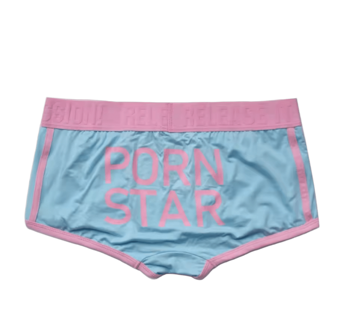 Dog & Master Porn Start Boxer Briefs Pink/Light Blue