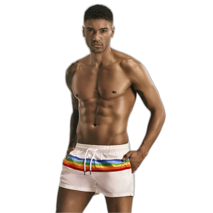 Striped Casual Swim Shorts