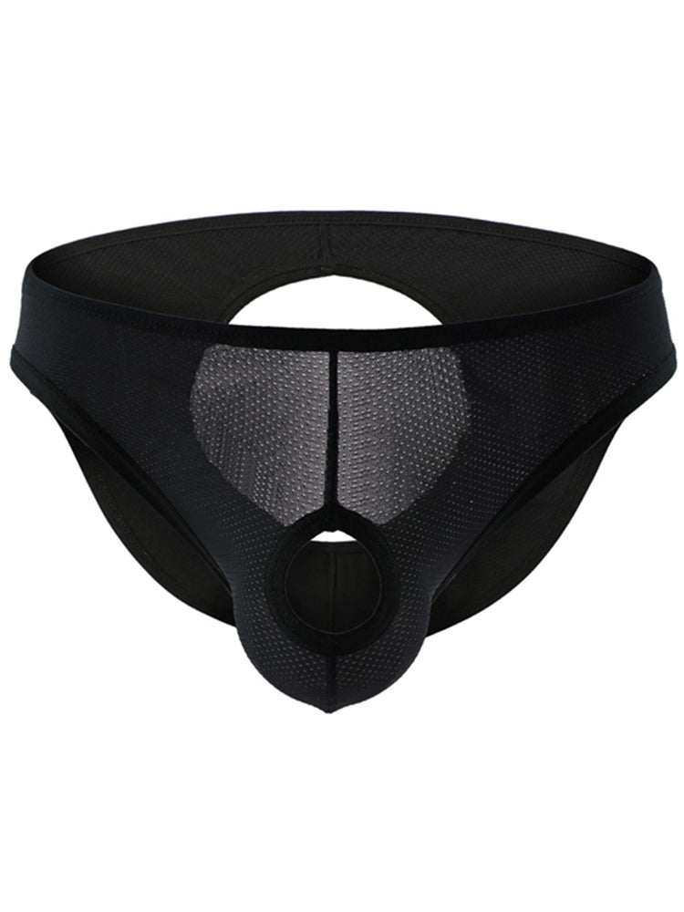 Men's Openwork Buttocks Design Briefs