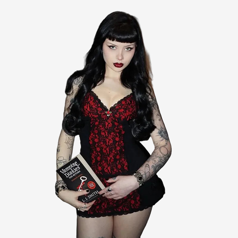 Dark Gothic Lace Cami