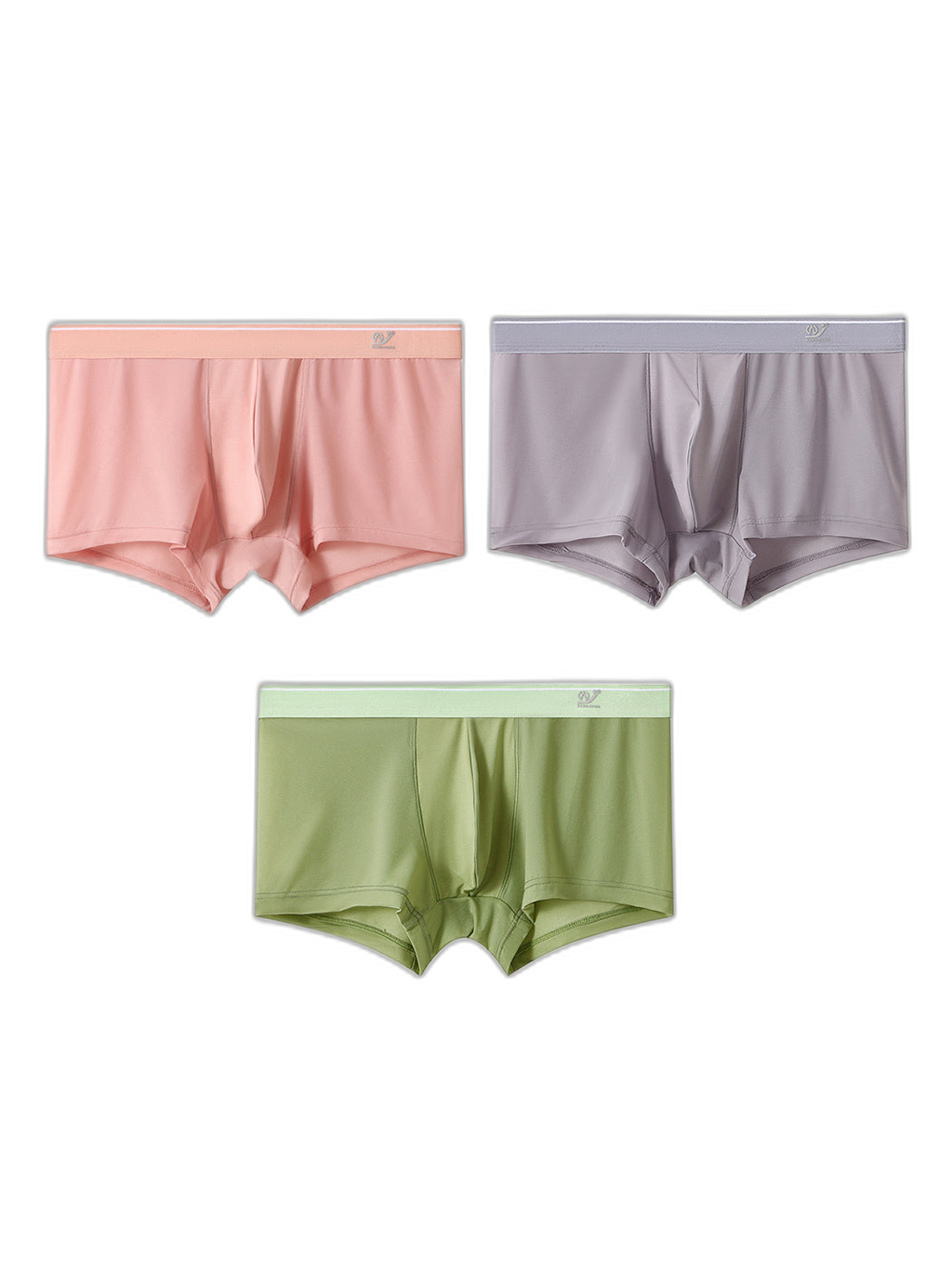 3 Pack Men’s Comfy U Convex Pouch Trunks