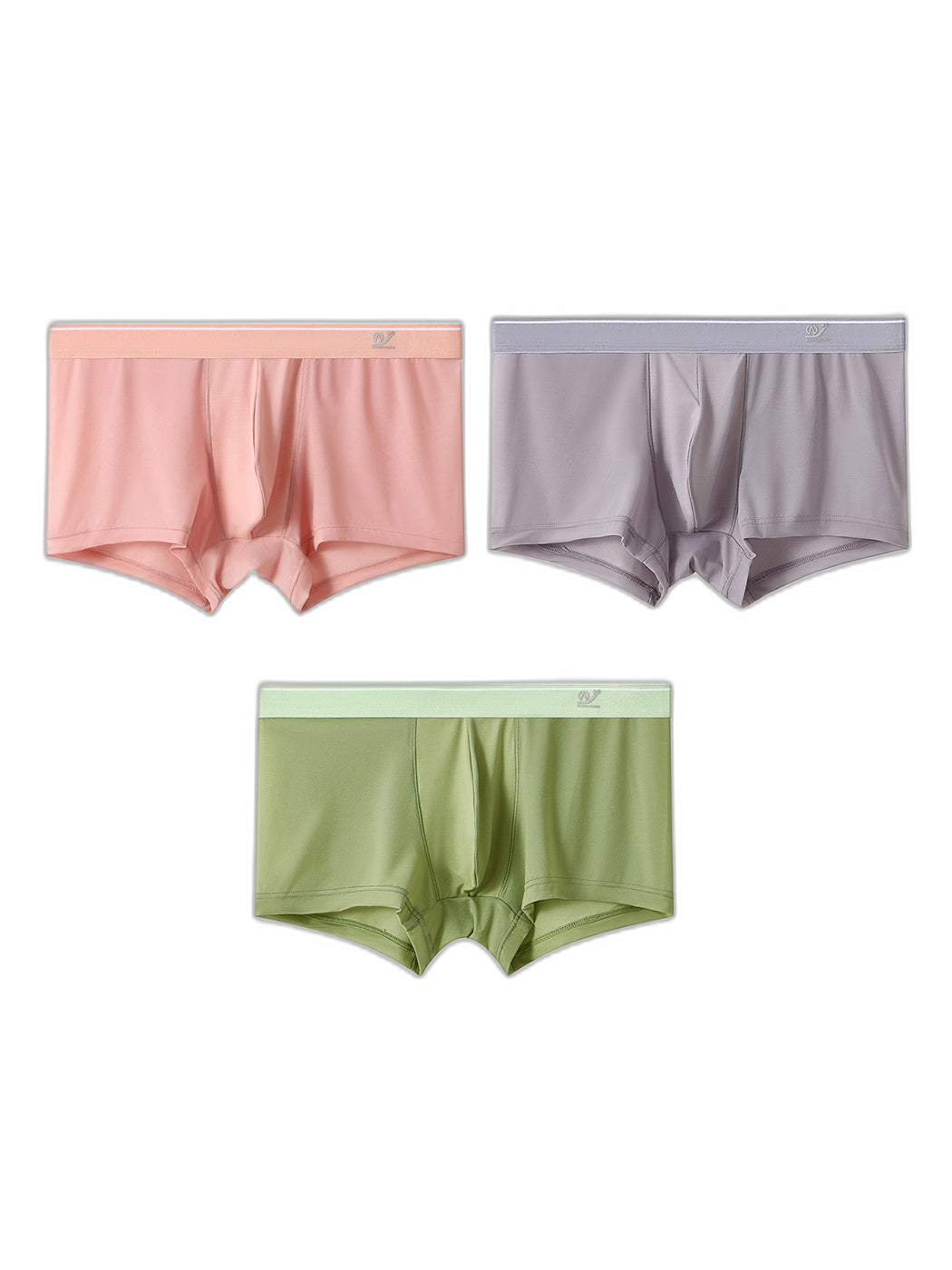 3 Pack Men’s Comfy U Convex Pouch Trunks
