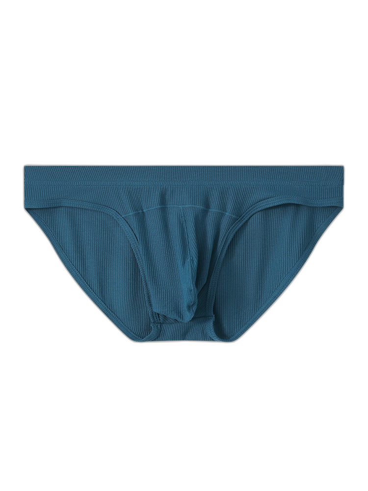 3 Pack Men's Sexy Threaded U-Shaped Briefs