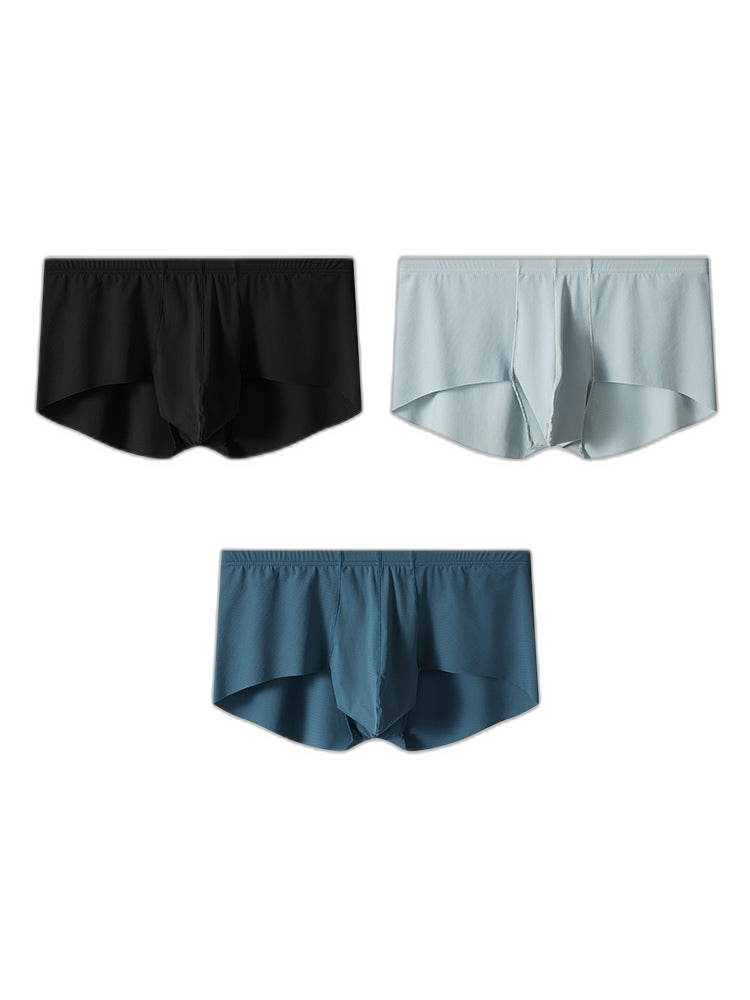 3 Pack Men's Cooling Seamless Trunks