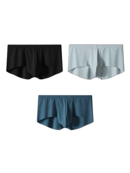 3 Pack Men's Cooling Seamless Trunks