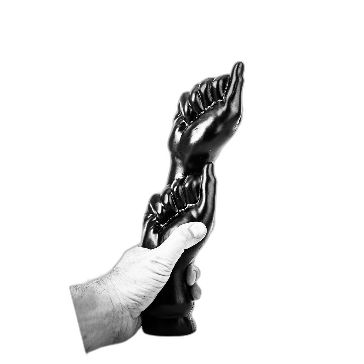 ruff GEAR Double Fist Punch Dildo 12.6 Inch Black