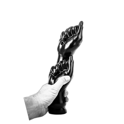 ruff GEAR Double Fist Punch Dildo 12.6 Inch Black