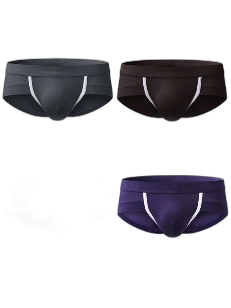 4 Pack Breathable Modal U Convex Pouch Briefs