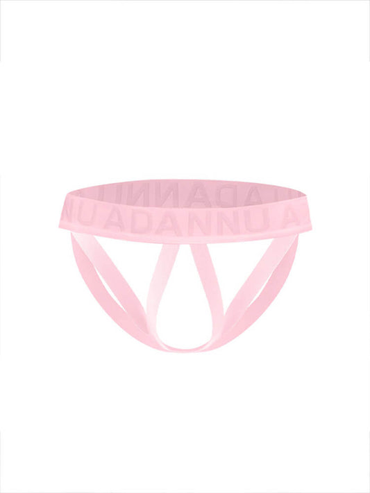 Men's Sexy Cut-Out High-Stretch Solid-Color Thong