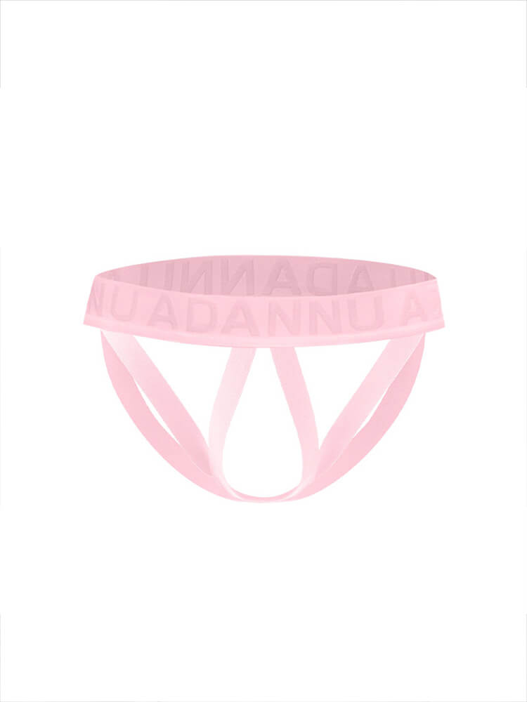 Men's Sexy Cut-Out High-Stretch Solid-Color Thong