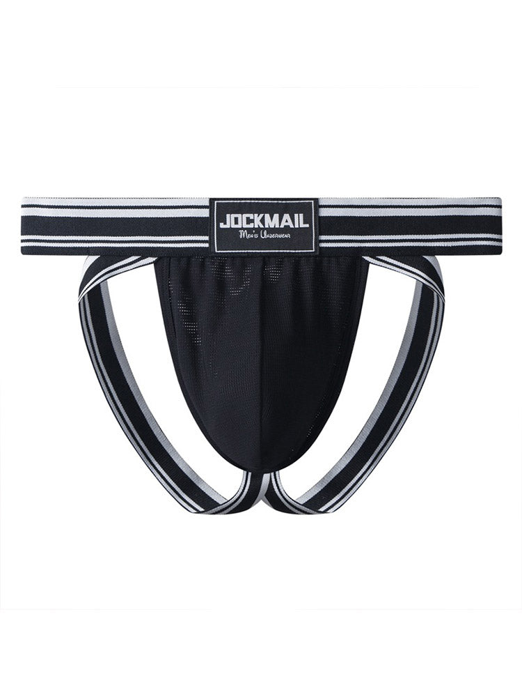 Breathable Mesh Double Strap Men's Thong