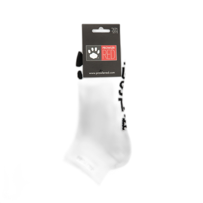 Prowler RED Just A Hole Ankle Socks White Black