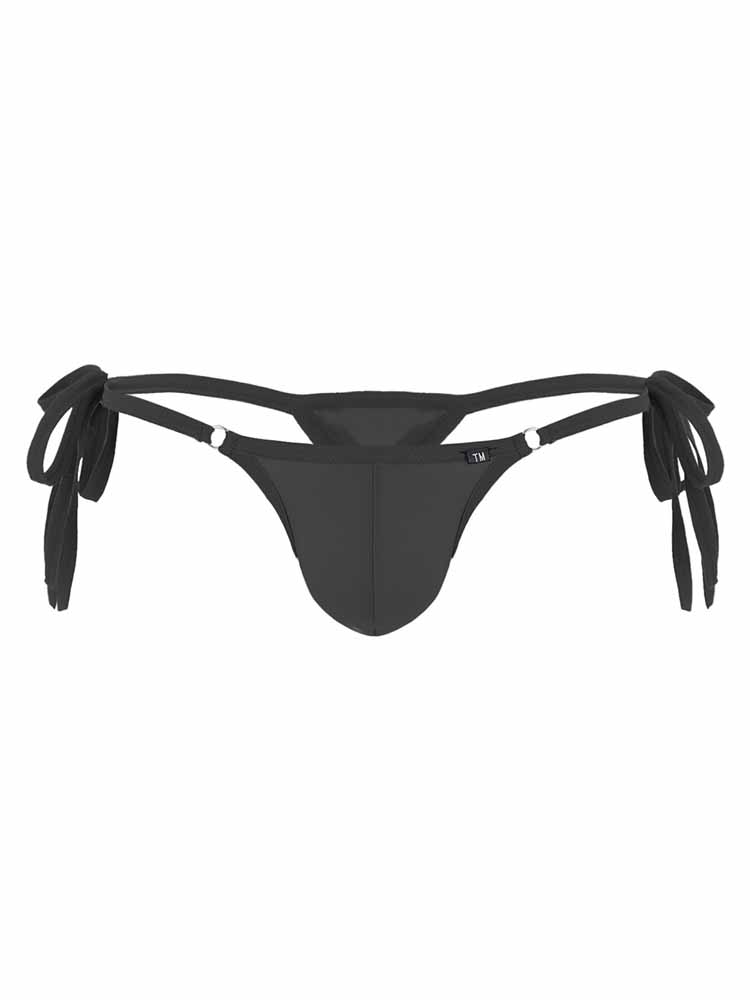 Men's Sexy Adjustable Thin Strap Solid Color Thong