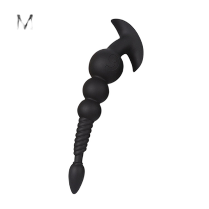 Rama - Silicone Anal Beads  - 3 Anal Balls With Tail - Anal Trainer