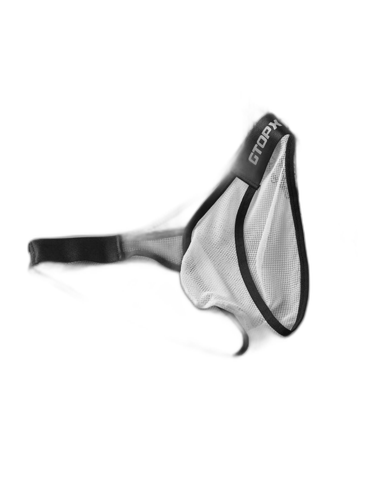 2 Pack Men's U-Pouch Sheer Mesh Briefs