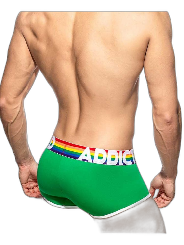 2 Pack Men’s Large Pouch Rainbow Trunks