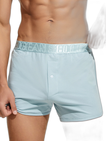 Men’s Knitted Boxers With Button Fly