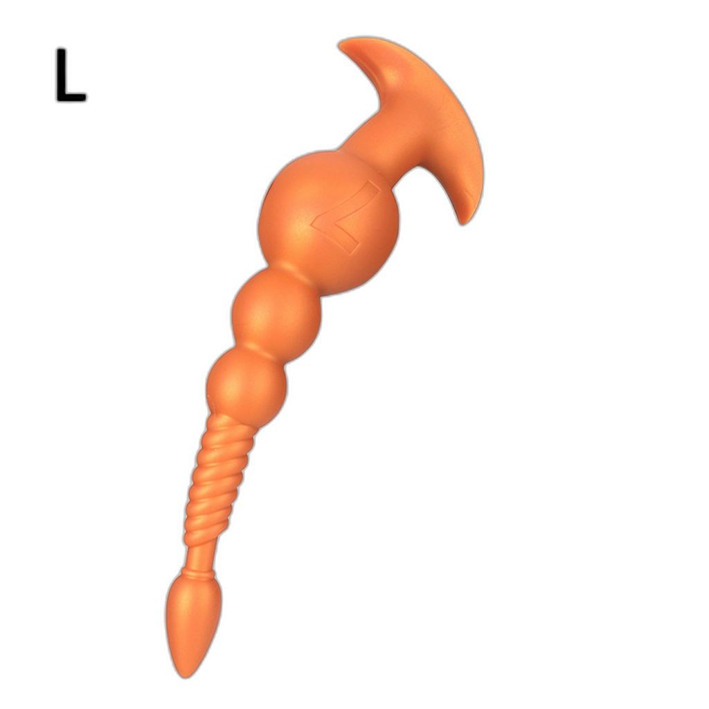 Rama - Silicone Anal Beads  - 3 Anal Balls With Tail - Anal Trainer